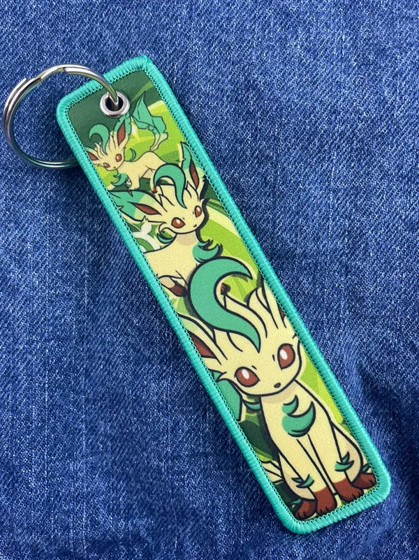Leafeon 5 Inch Keychain Green - Image 2