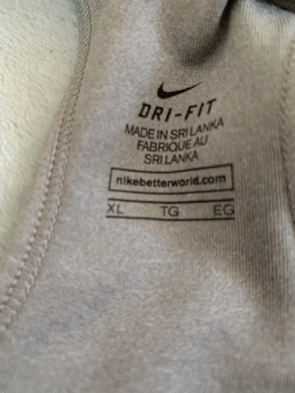 Nike Gray Pink Sports Bra - Image 3