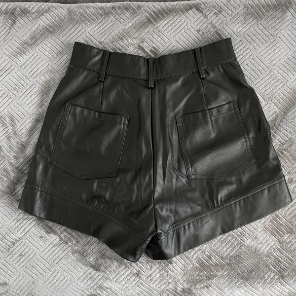 Revolve The Femm Faux Leather Shorts - Image 3