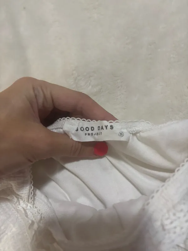 Linen Bloomer Shorts White - Image 3