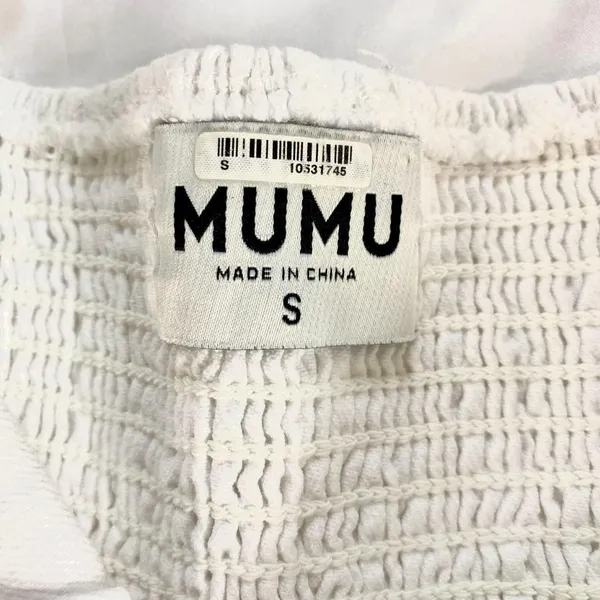 Show me your mumu Sloane Romper Seasalt 100% Cotton Belted Short Jumpsuit S - Image 4