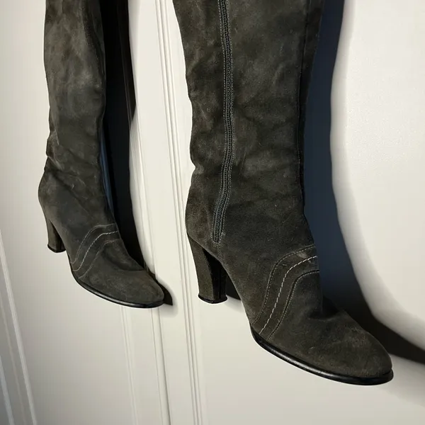Vintage Y2K Golo Suede Knee High Boots - Image 10