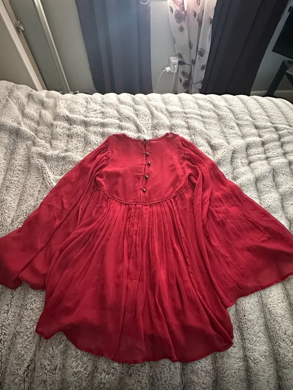 Free People Sunshine Of Love Mini Dress Blended Berry - Image 6