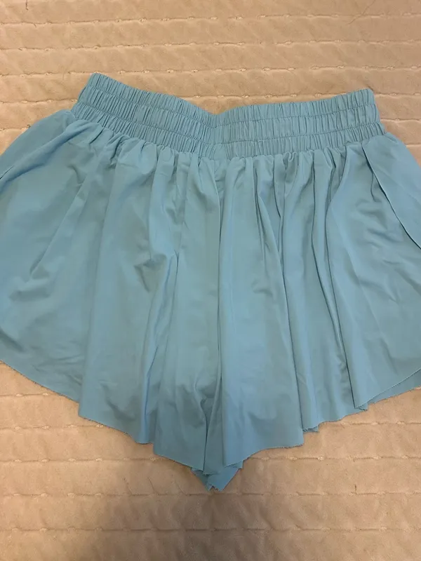 Amazon Light Blue Athletic Skorts with Built-In Liner - Image 2