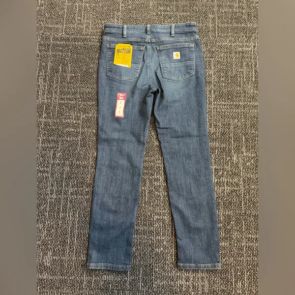 Carhartt Rugged Flex Slim Fit Jean Womens 8 Short BD4976-W NWT - Image 4