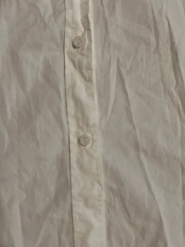 Womens large NWT Cotton ON white long sleeve button up Dad shirt w/front pocket - Image 4