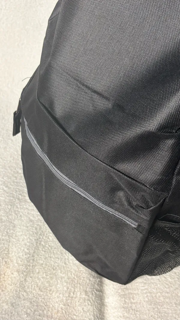 unisex black canvas backpack Casual Travel & Daily Day Pack - Image 6