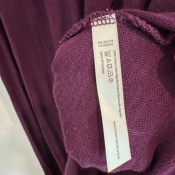 Free People Beach Audrina Maxi Dress Size Large Cut Out Back Purple Short Sleeve - Image 7