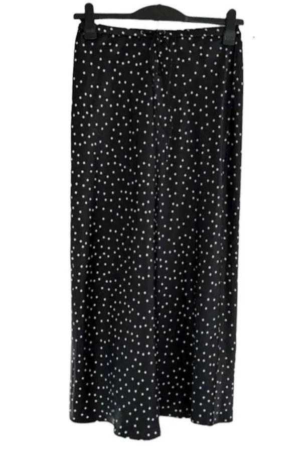 Zara Polka Dot Midi Black & White Skirt(Size Small) - Image 5