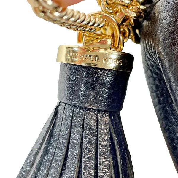 Michael Kors Ginny Black Studded Messenger Bag Crossbody Shoulder AQ-1608 H16 - Image 3