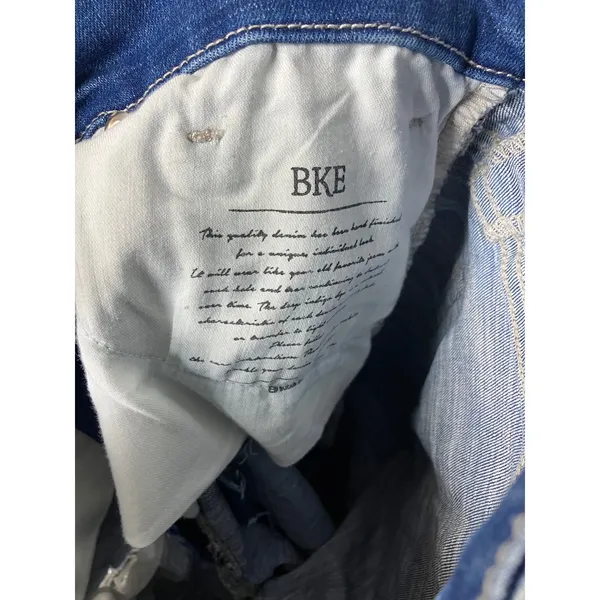 BKE denim Parker jeans high rise ankle skinny distressed destroyed women size 29 - Image 9