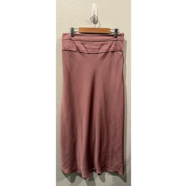 FREE PEOPLE Normani Bias Mauve Midi Skirt - Image 2