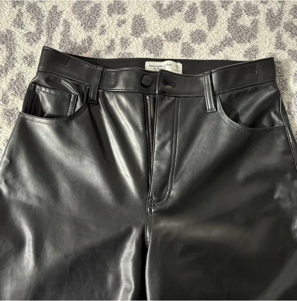 Abercrombie Leather Pants - Image 3