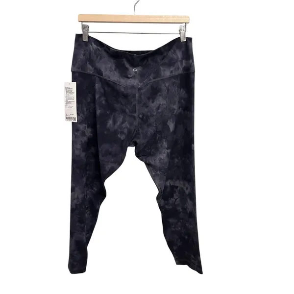 Lululemon Align High Rise Pant 28" 7/8 Diamond Dye Pitch Grey Size 18 NWT - Image 5