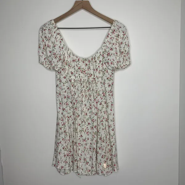 Reformation Corbin Floral Mini Dress Womens Size 8 - Image 3