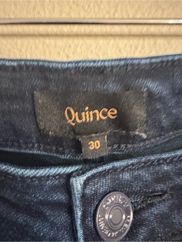 QUINCE Bella Stretch Straight Jeans - Image 4
