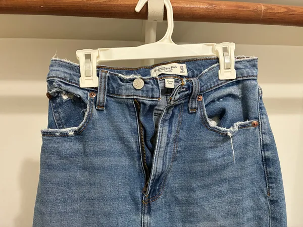 Abercrombie and Fitch Curve Love Ankle Straight Ultra High Rise Jean - Image 2