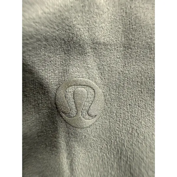 Lululemon Nulu Asymmetrical‎ Yoga Bra Light Blue Grey Size 4 LW2DTKS - Image 4