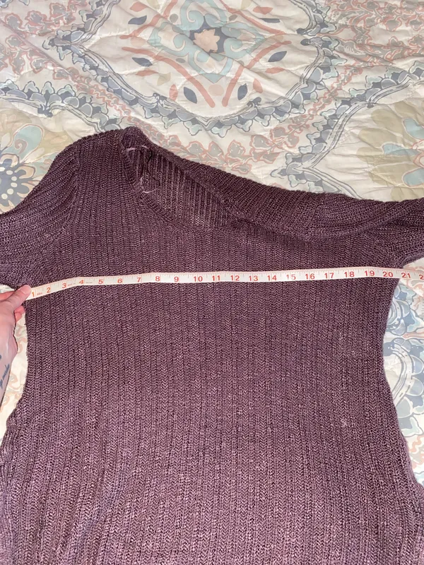 Pink Republic Purple Sweater Knit - Image 7