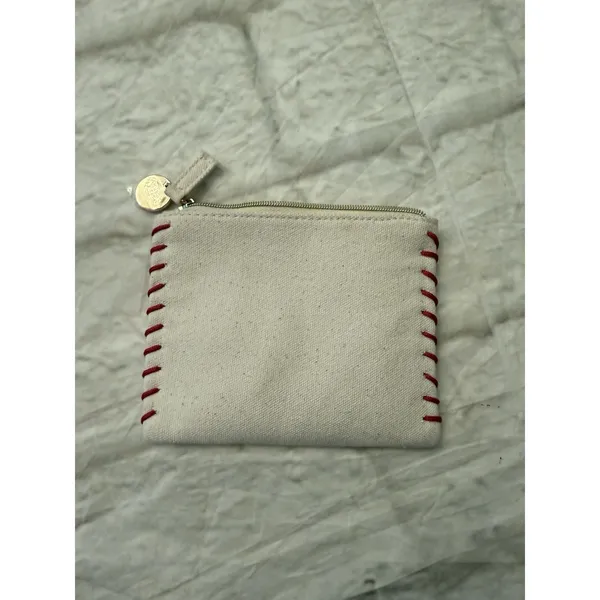 Chloe Parfums Limited‎ Edition 2023 Pouch Pochette Cream Red Stitch - Image 2