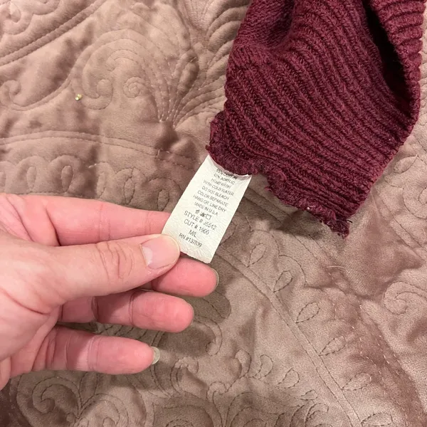 Debut Knit Cropped Tank Top - Wine Berry - Image 4