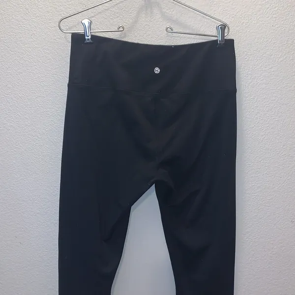 90 Degrees by Reflex black full length athletic leggings - Image 5