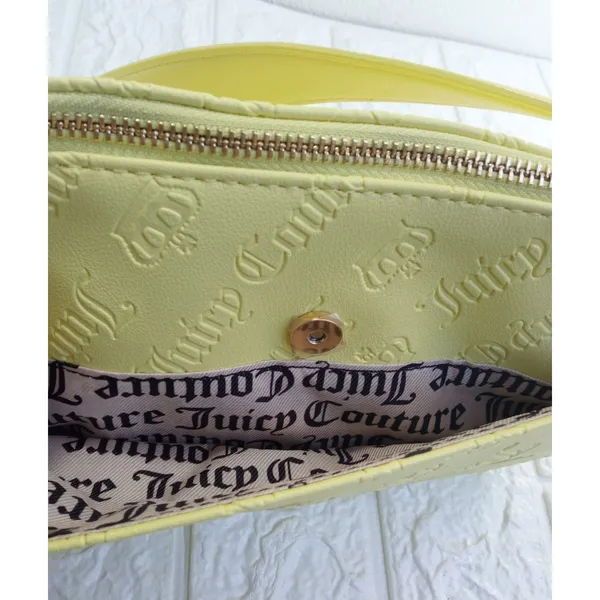 Juicy Couture Shoulder Bag $79 Yellow New Collection Easter Pendants Chain NWT - Image 10