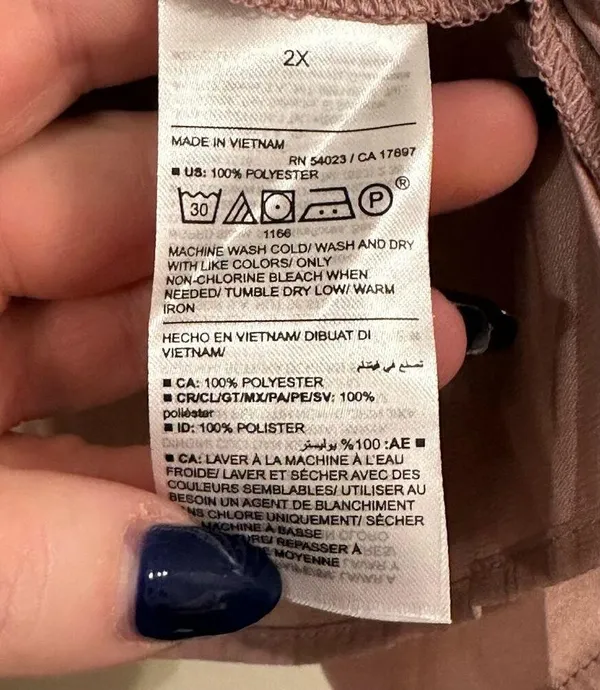 Old Navy Satin Lounge Tank Top in Pink Salt Size 2X NEW WITH TAGS - Image 2