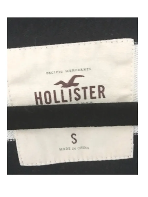 Hollister ★ Varsity Collegiate Rugby Stripe Cardigan Sweater ★ Navy White ★ S - Image 10