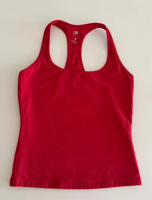 CSB Form Racerback tank Red Size M - Image 3