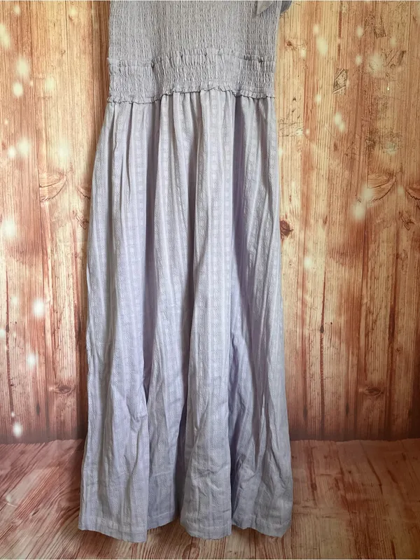 Lost + Wander Angel In Disguise Maxi Dress Lavender Purple Smocked Cotton M - Image 12
