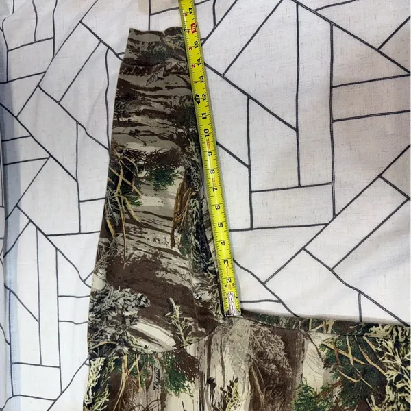 Y2K Cabelas Camo Hoodie Womens‎ Medium Green Advantage Max 1 Open Terrain Heart. - Image 11