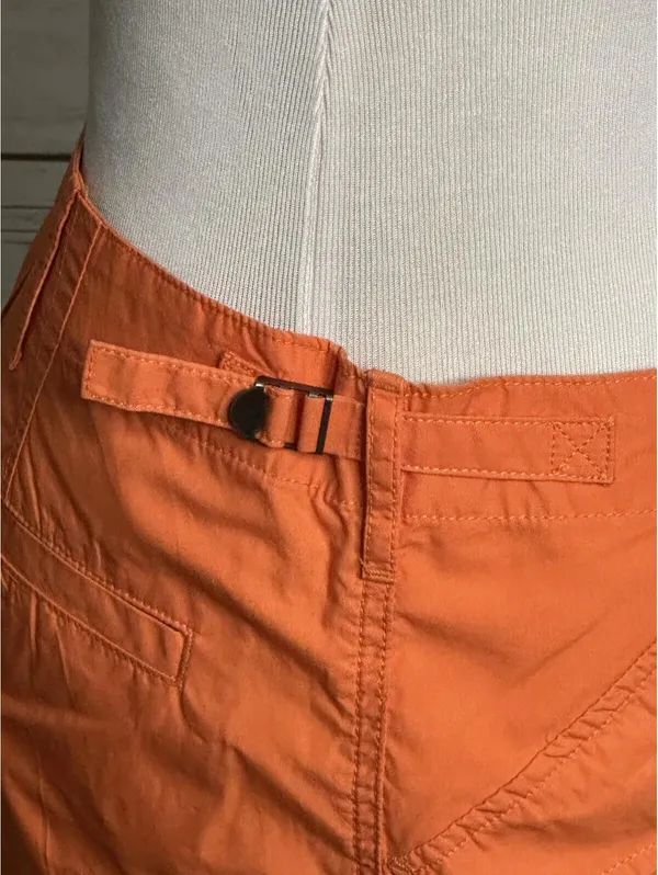 Polo Ralph Lauren orange cotton cargo shorts Size 6 utility gorpcore outdoors - Image 4