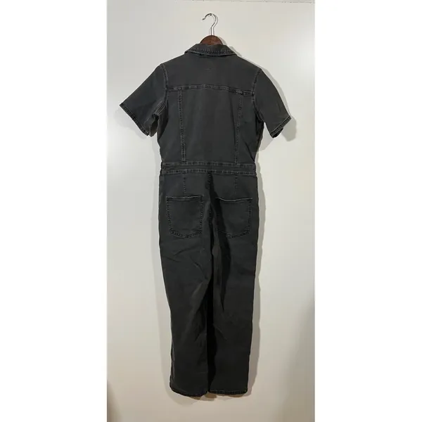 Aerie Denim Jumpsuit in Charcoal Gray Utility Size Large - Image 7