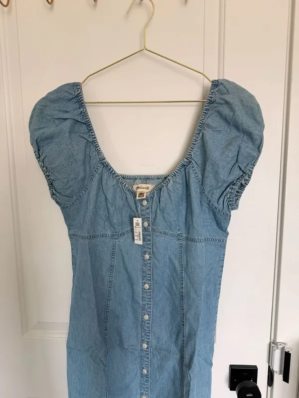 Madewell Cute Denim Dress for Women - Image 4