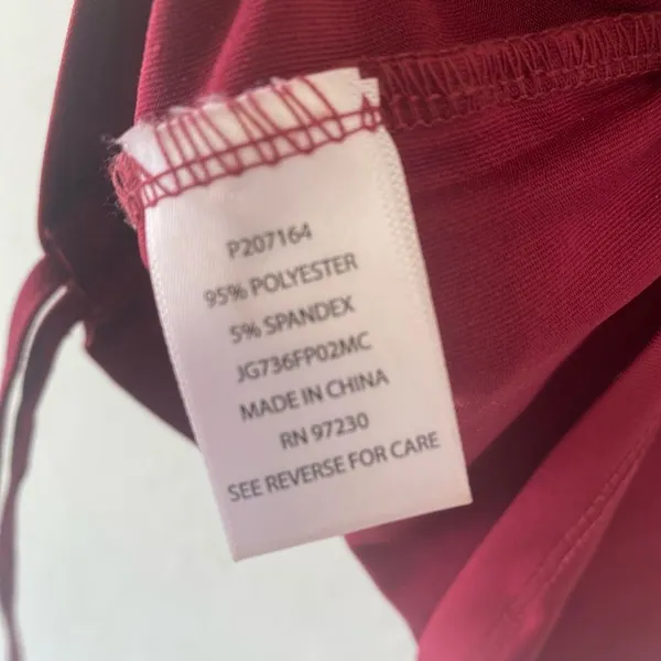 Crave Fame Burgundy short sleeve ruched #cropped #shirt #top - Image 9