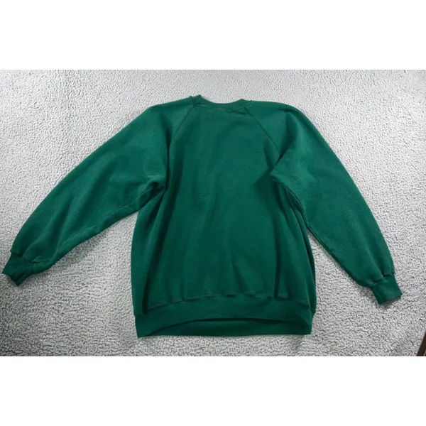 Vintage Hanes Sweatshirt Women XL Floral Heart Graphic Grandma Retro 80s 90s Y2K - Image 3