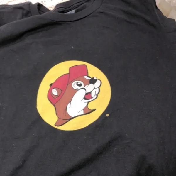 Buc-ees black T-shirt size medium cotton - Image 7