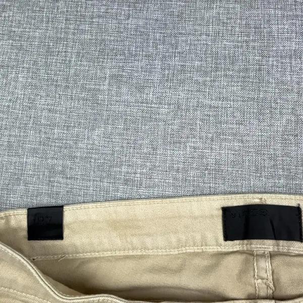 Vince Jeans Womens 27 Beige Light Wash Mid Rise Skinny Side Stripe Denim Stretch - Image 2
