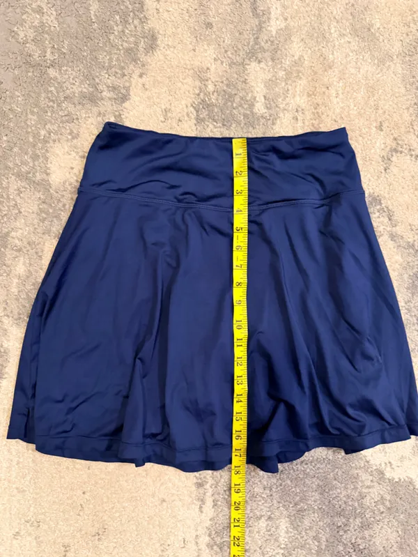 Source Unknown Women’s Blue Athletic Skirt - Performance Tennis/Golf built in shorts - Image 4