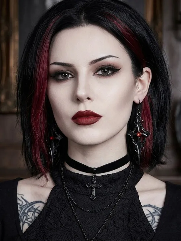 Retro Style Gothic Black Cross Earrings Funky Vintage Style Faux Fashion Jewelr - Image 7