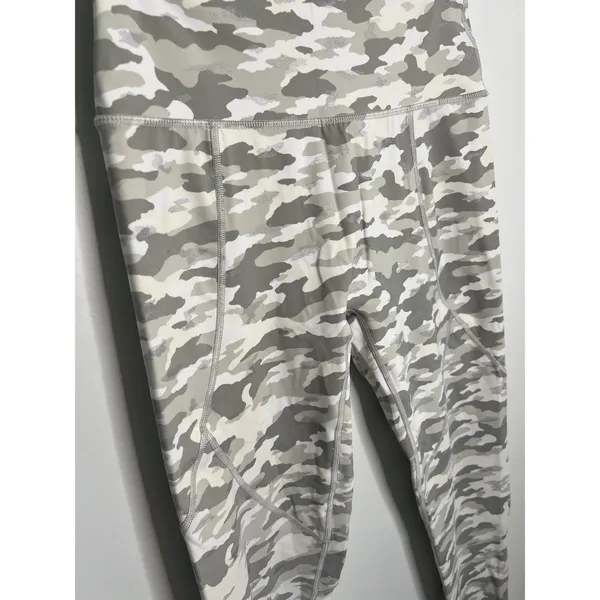 Aerie Wm Lrg Green Camo Chill.Play.Move Legging Athleisure‎ Workout Exercise - Image 2