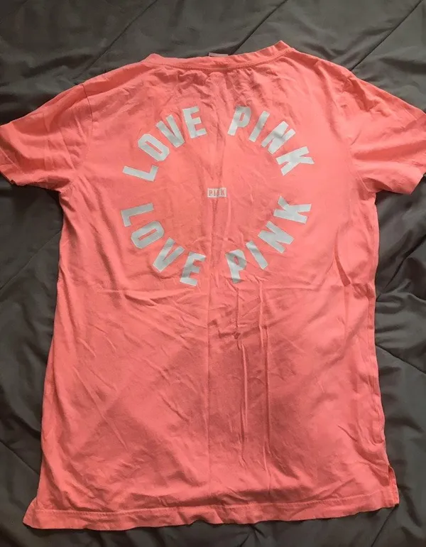 Victoria's Secret Vintage Pink Campus Tee - Image 4