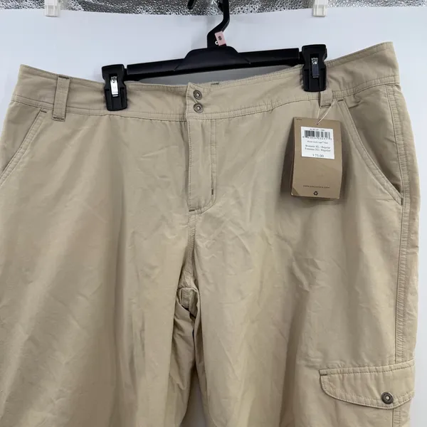Columbia Winter Arch Cape Pants Womens XL Tan Fleece Lined Cargo Hiking NWT - Image 2