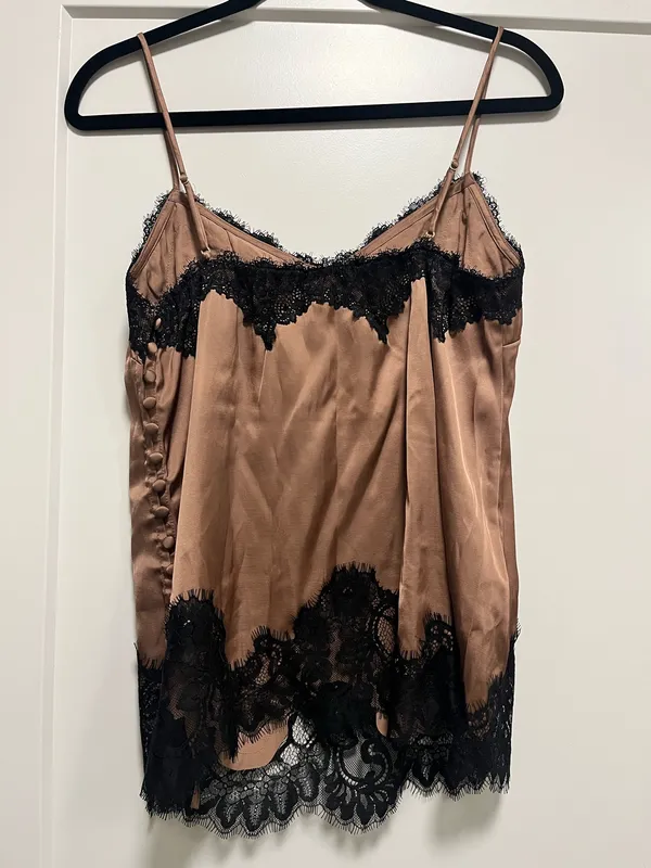 Abercrombie Lace and Satin Cami - Image 5