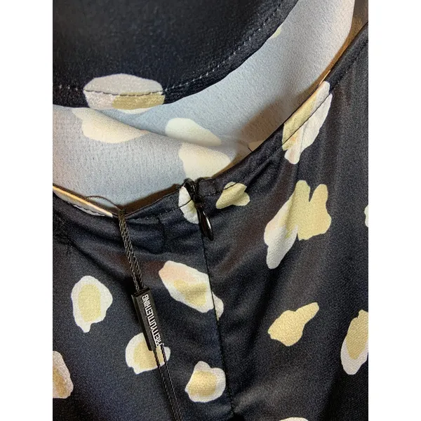 Women's Pretty Little Thing Leopard Print Satin Cowl Neck Maxi Dress Size 10 - Image 4