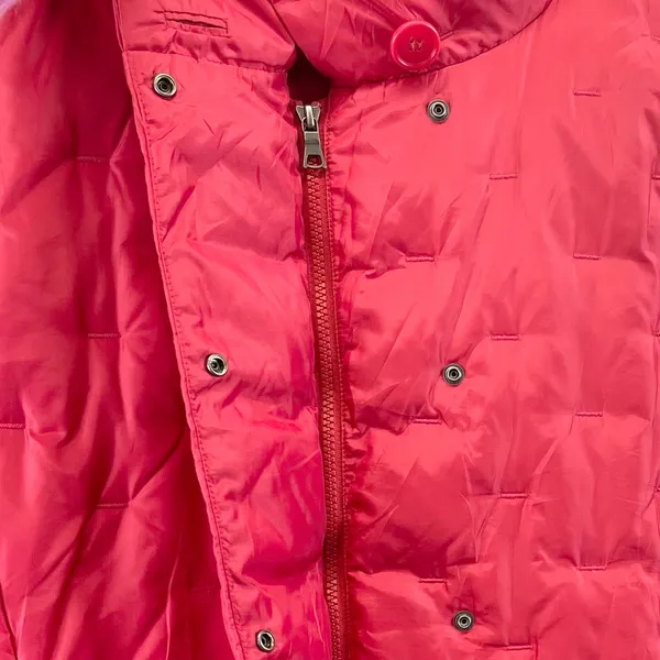 Talbots Womens L Goose Down Vest Quilted Puffer Zip‎ Front Stand Up Collar - Image 7