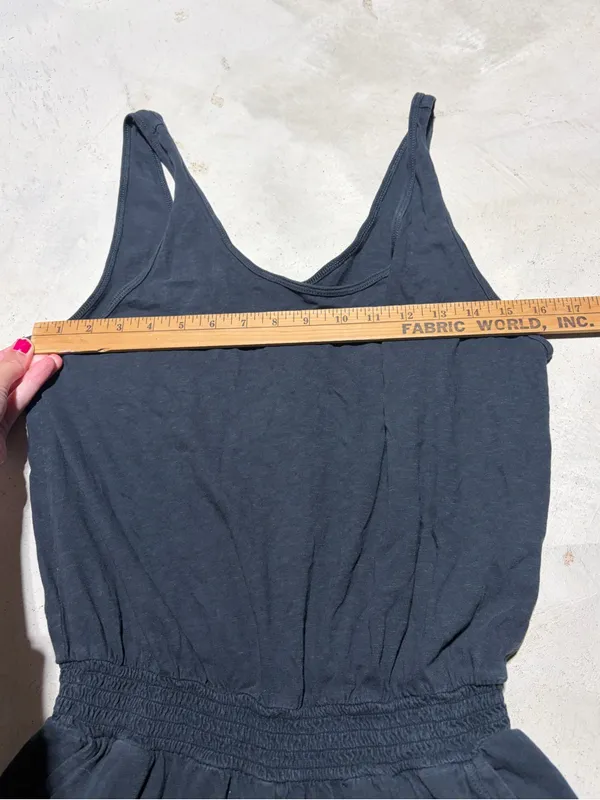Aerie charcoal gray Sleeveless Jumpsuit with Elastic Waist medium - Image 8