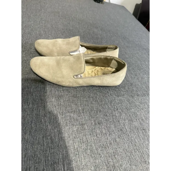 Birdies Womens The Starling Suede Leather Slip-On Shoes Size 7 Latte - Image 3
