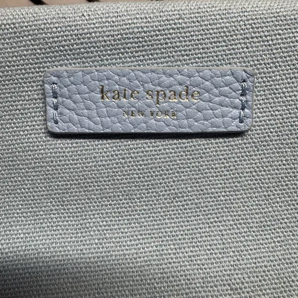 Kate Spade Sky Blue Textured Pouch - Image 3